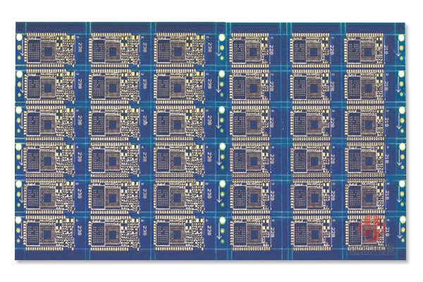 雙面藍油無鉛噴錫藍牙pcb線路板廠